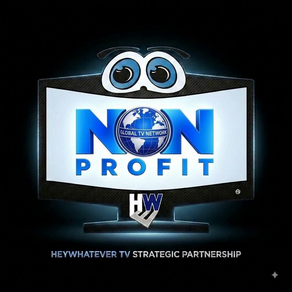 HeyWhatEver.TV classic eyes on a carbon television broadcasting NON-PROFIT TV, the global TV network for nonprofits.